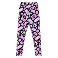 Stylish High-waisted Gamer Girl Leggings featuring playful gaming-themed designs for a cute, active look.