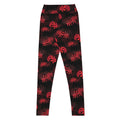 Shop our High-waisted Higanbana Leggings, perfect for yoga and gym, featuring a stylish floral design.