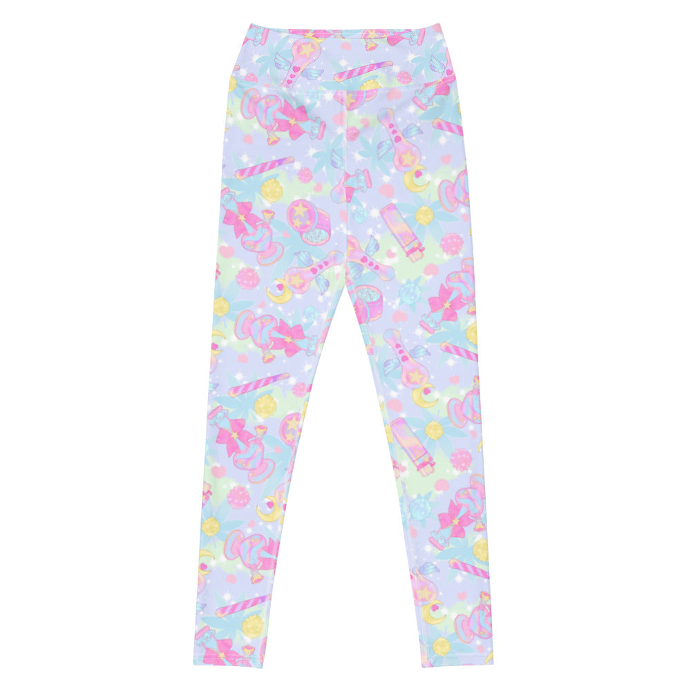 Discover comfort and style with High-waisted Indica Magica Leggings, perfect for magical girls seeking softness and flair.