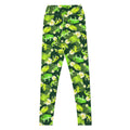 High-waisted Kero-kero Leggings with a vibrant frog pattern, perfect for comfort and style during workouts.