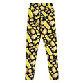 High-waisted Lemon Leggings featuring a vibrant lemon print, perfect for stylish workouts or casual outings.