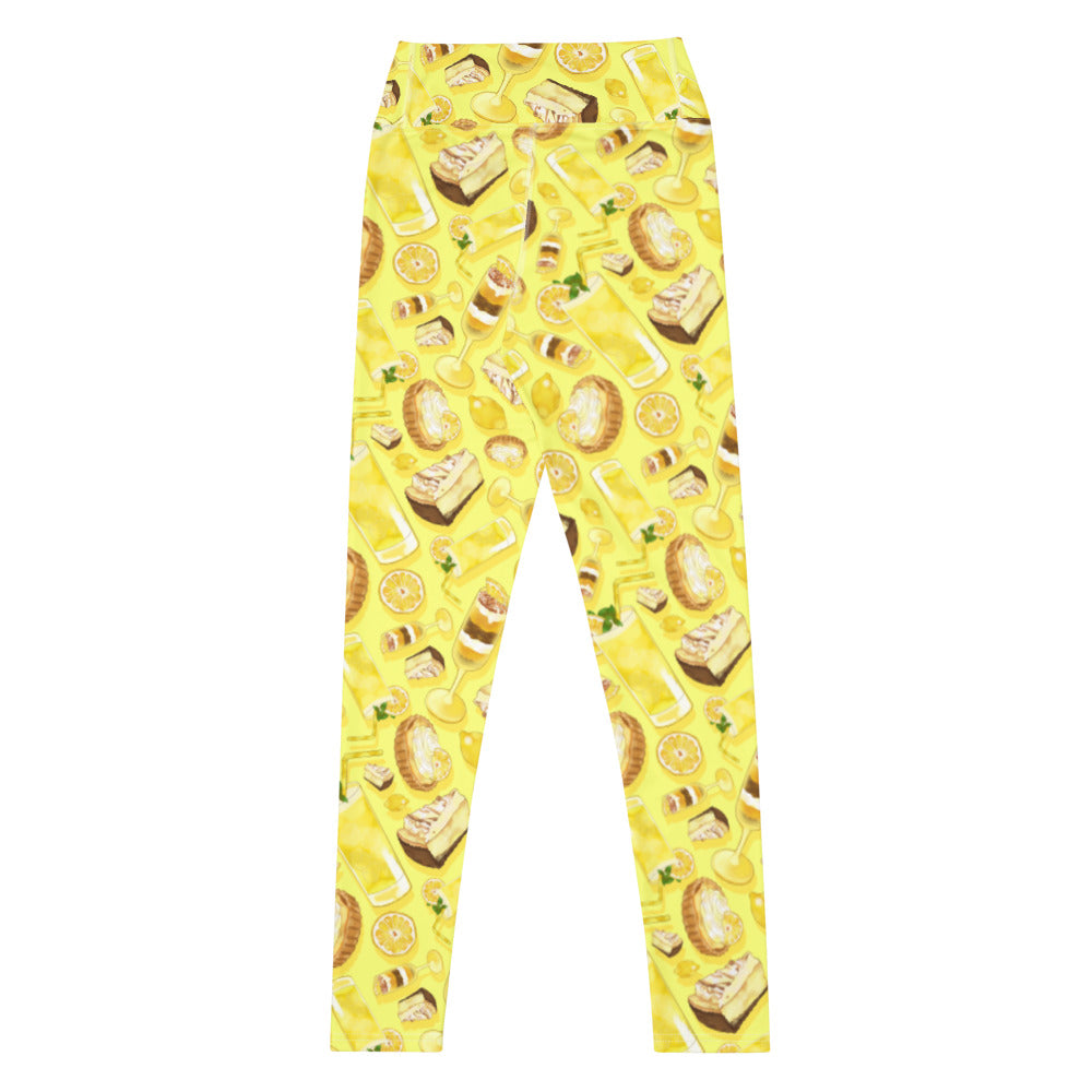 Bright and playful, the High-waisted Lemon Leggings are perfect for summer workouts and stylish outings.