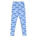 High-waisted Lilith Leggings in a stylish bat print, perfect for comfort during intense workouts.