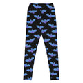 High-waisted Lilith Leggings feature a stylish bat design, perfect for training sessions and everyday wear.
