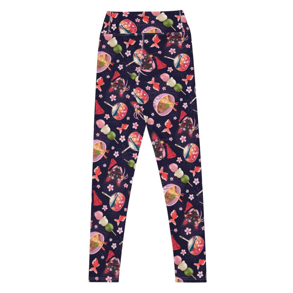 Bright and stylish, the High-waisted Matsuri Leggings offer comfort and compliments, perfect for any setting.