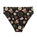 High-waisted Royal Cookie Bikini Bottom featuring a fun, sweet pattern, perfect for beach days and stylish lounging.