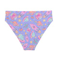 Elevate your pool style with the High-waisted Space Bikini Bottom, featuring a fun cosmic print for adventurous days.