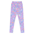 Stylish High-waisted Space Leggings featuring colorful space patterns, perfect for gym or casual wear.