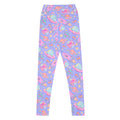 High-waisted Space Leggings feature a vibrant cosmic print, perfect for stylish workouts and casual outings.