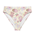 High-waisted Sweet Teddy Bikini Bottom features a cute print, perfect for pool days and beach adventures.