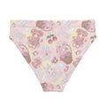 High-waisted Sweet Teddy Bikini Bottom features a cute print, perfect for beach days or relaxing by the pool.