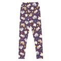 High-waisted Trick or Treaters Leggings feature playful pets in Halloween costumes, perfect for festive fun and comfort.