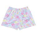 Colorful Indica Magica Athletic Short Shorts featuring a fun pattern, perfect for workouts and casual wear.