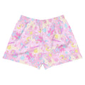 Indica Magica Athletic Short Shorts feature a playful design, perfect for comfy workouts at the gym.