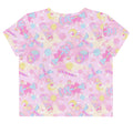 Kawaii Indica Magica Crop Top featuring a playful pastel design, perfect for a chill, stylish look.