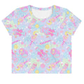 Kawaii Indica Magica Crop Top features subtle designs perfect for showcasing your chill style at any casual event.