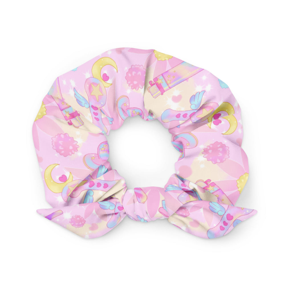 Stylish Indica Magica Scrunchie in pink, perfect for kawaii outfits and adding flair to your look!