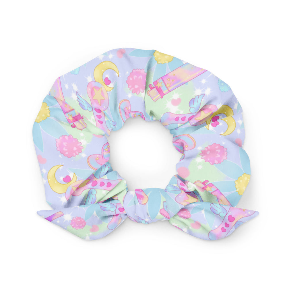 Bright and colorful Indica Magica Scrunchie, perfect for adding flair to kawaii outfits and starting conversations.