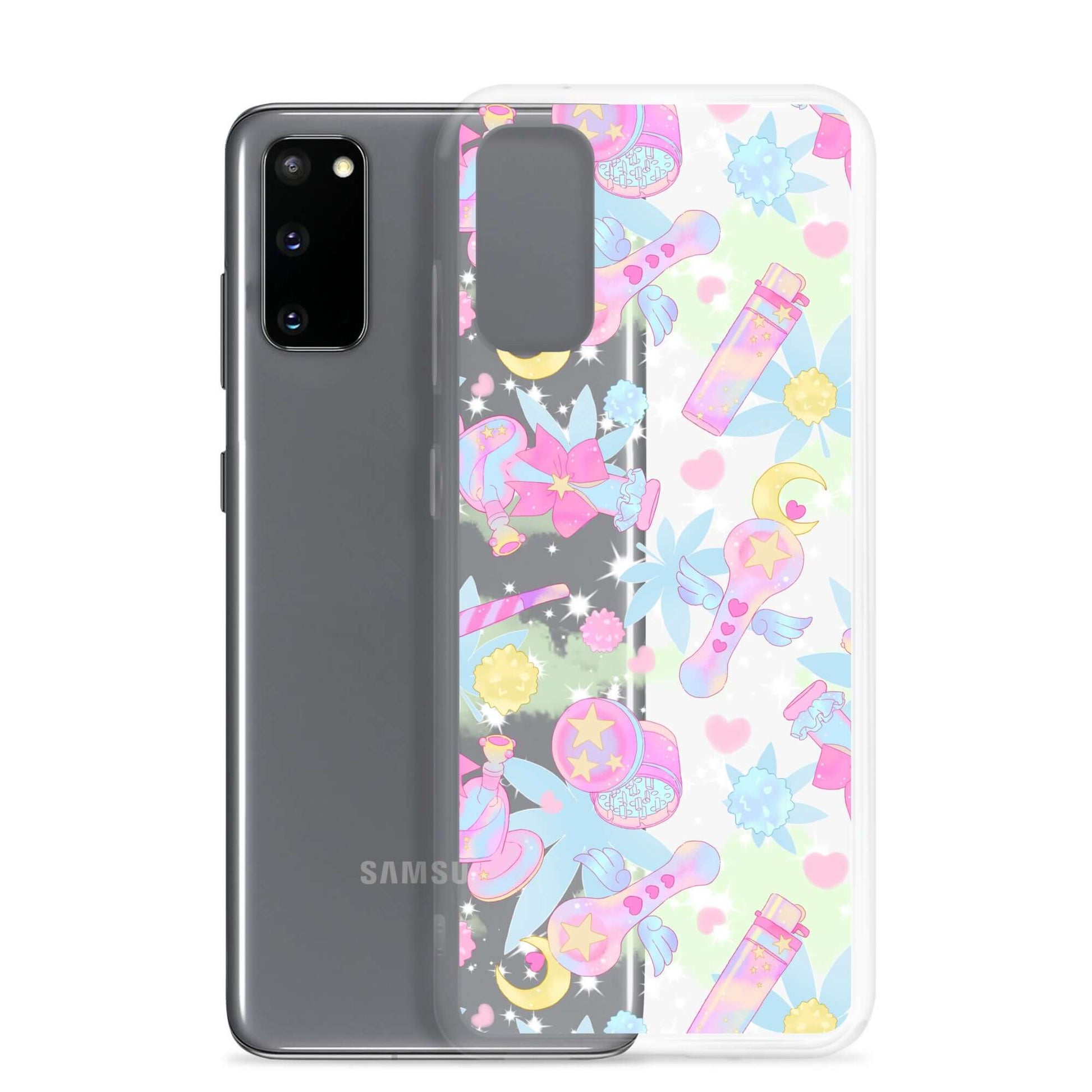 Showcase your style with the Indica Magica Samsung® Clear Case, protecting your phone while enhancing any outfit.