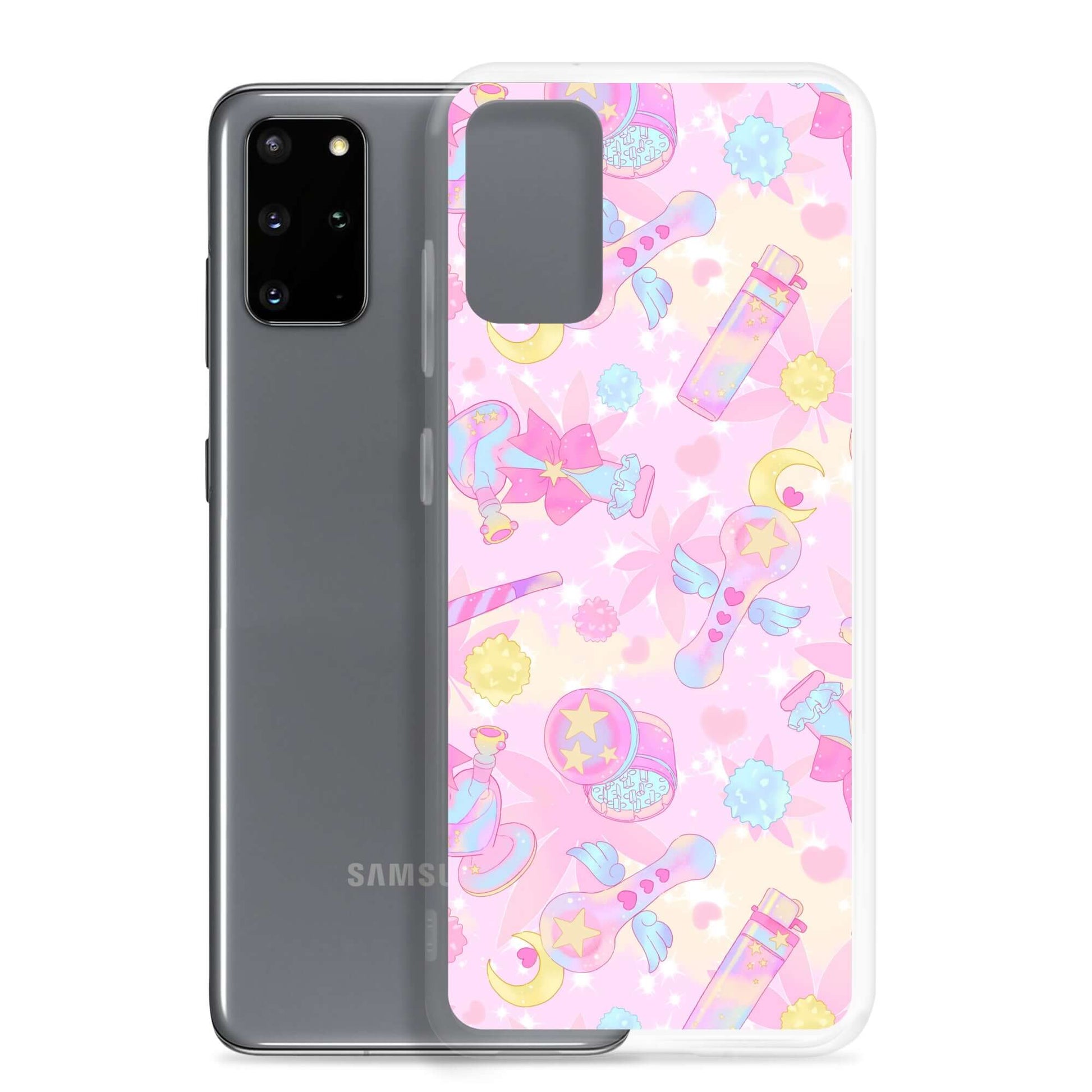 Showcase your style with the Indica Magica Samsung® Clear Case, perfect for kawaii outfits and protection.