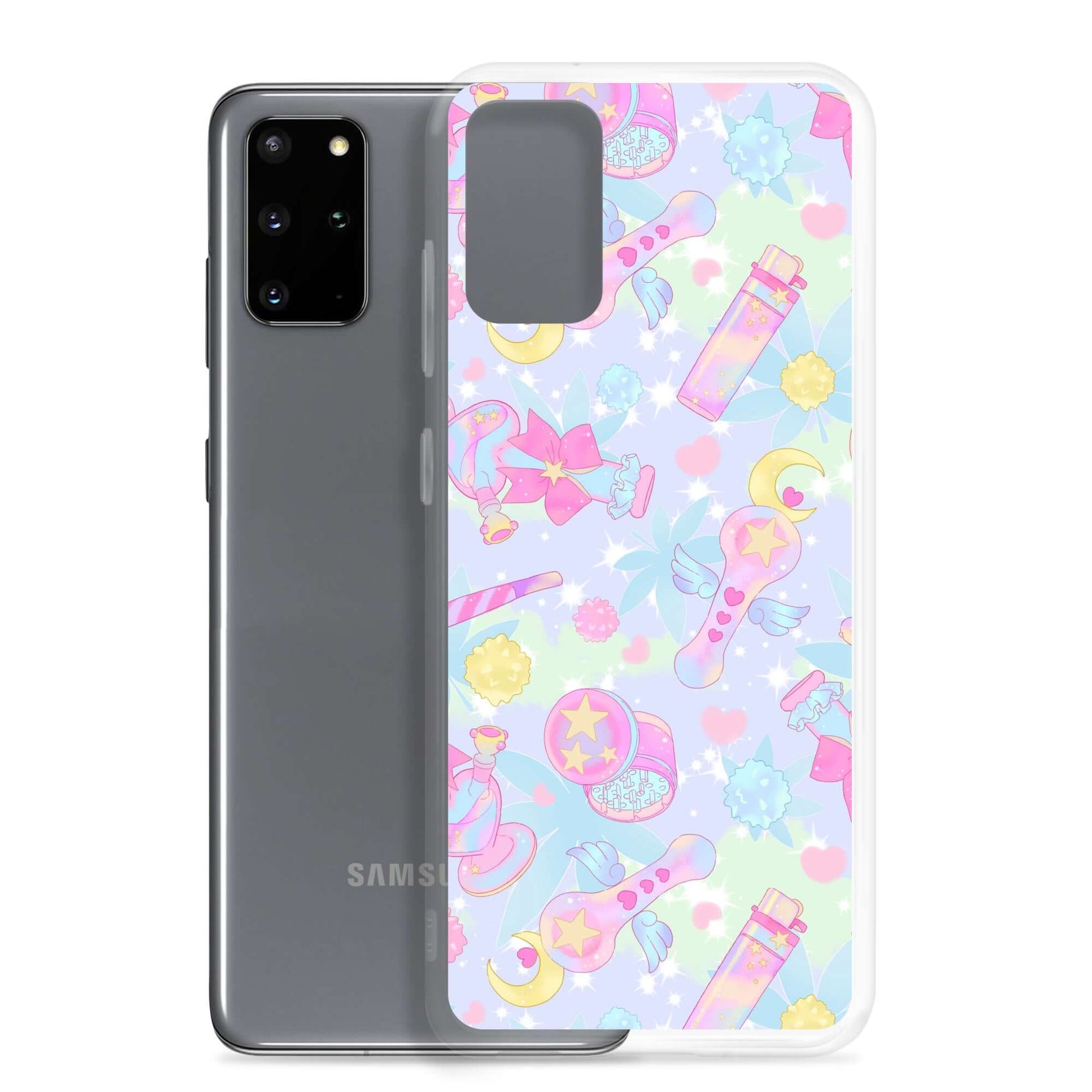 Stylish Indica Magica Samsung® Clear Case offers cute protection for your phone, perfect for any kawaii outfit.