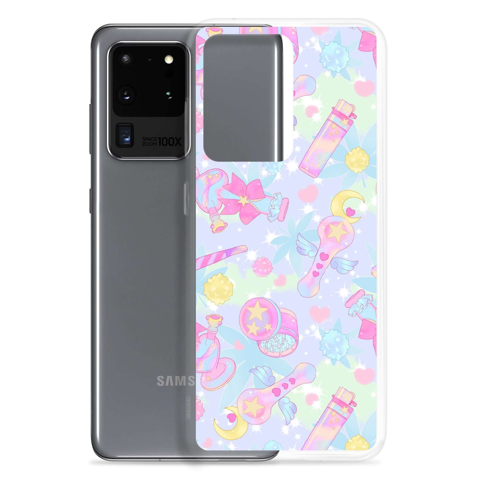 Stylish Indica Magica Samsung® Clear Case, perfect for kawaii outfits and protecting your phone from everyday wear.