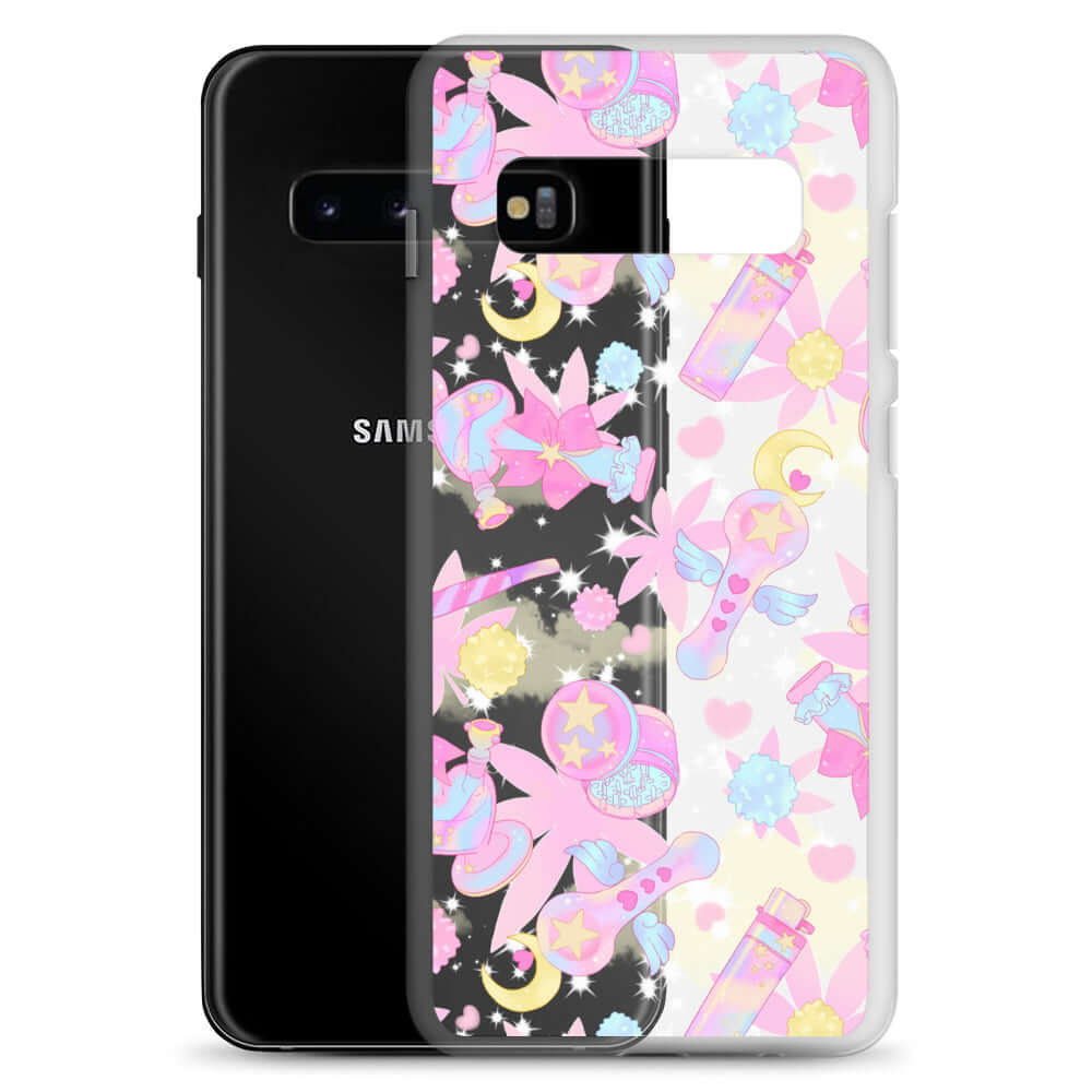 Stylish Indica Magica Samsung® Clear Case offers protection while complementing your kawaii aesthetic. Perfect for any outfit!