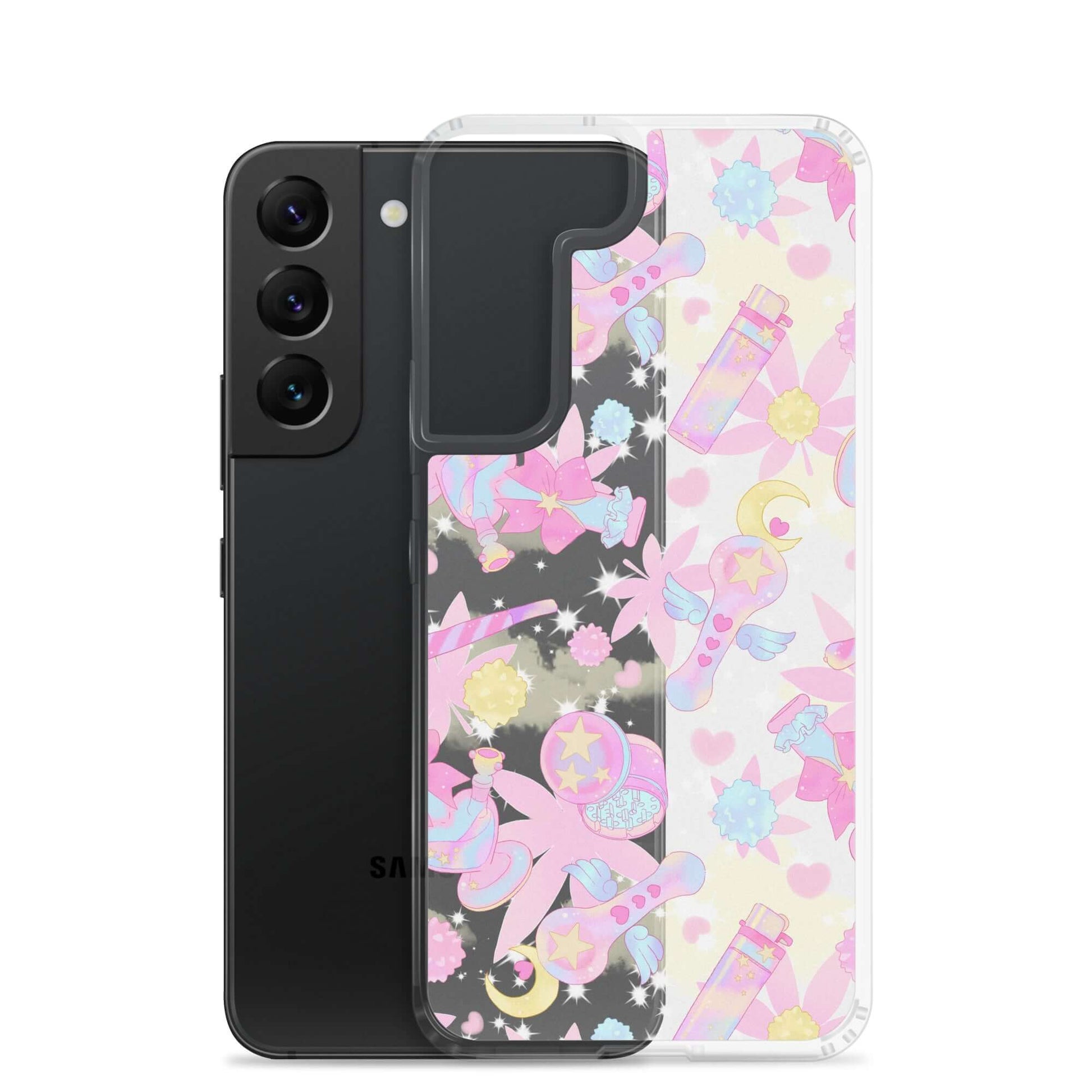 Stylishly protect your phone with the Indica Magica Samsung® Clear Case, perfect for kawaii outfits and everyday use.