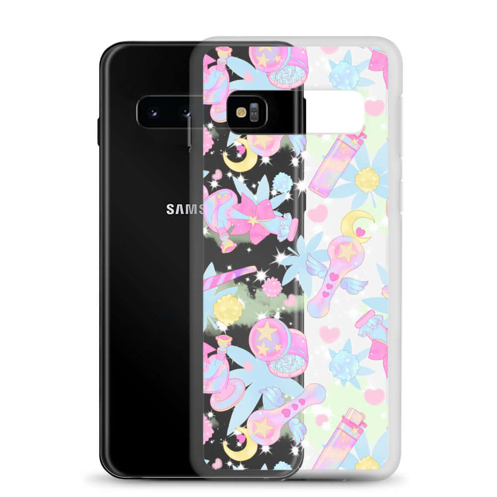 Showcase your style with the Indica Magica Samsung® Clear Case, perfect for kawaii outfits and everyday protection.