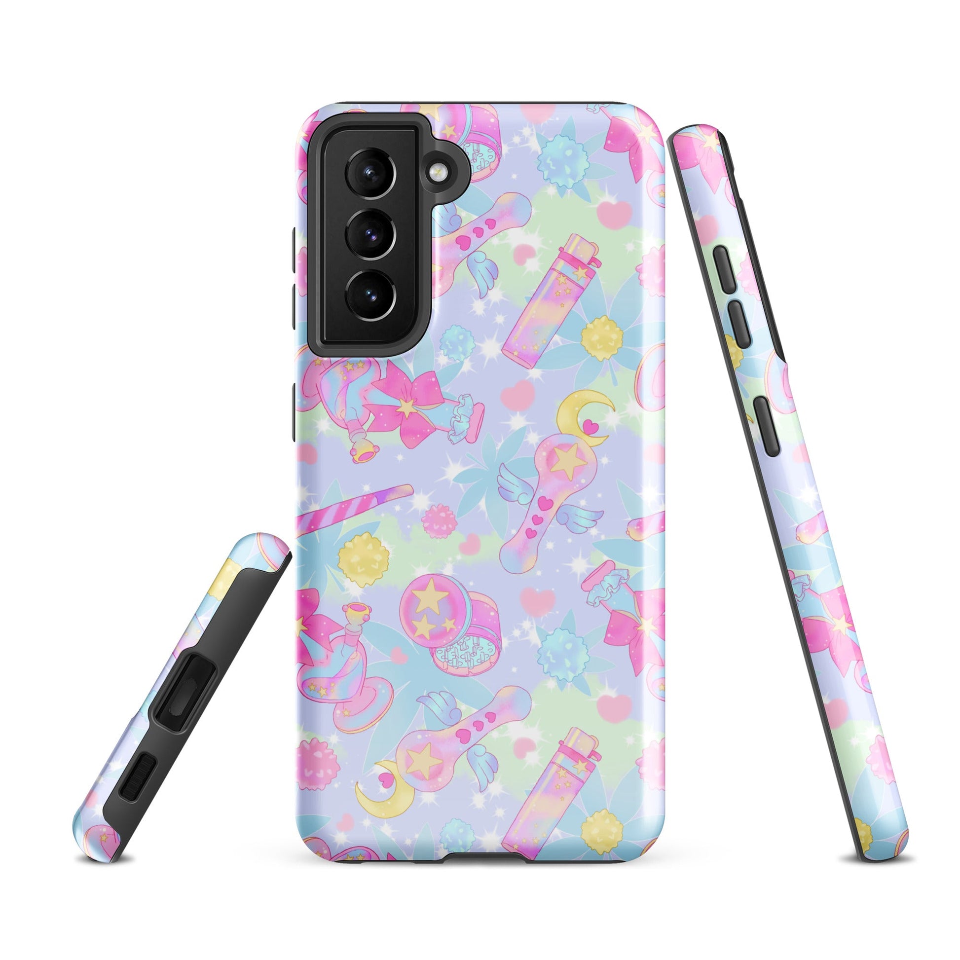 Stylish Indica Magica Samsung® Tough Case with impact-resistant design, perfect for protecting your phone in style.