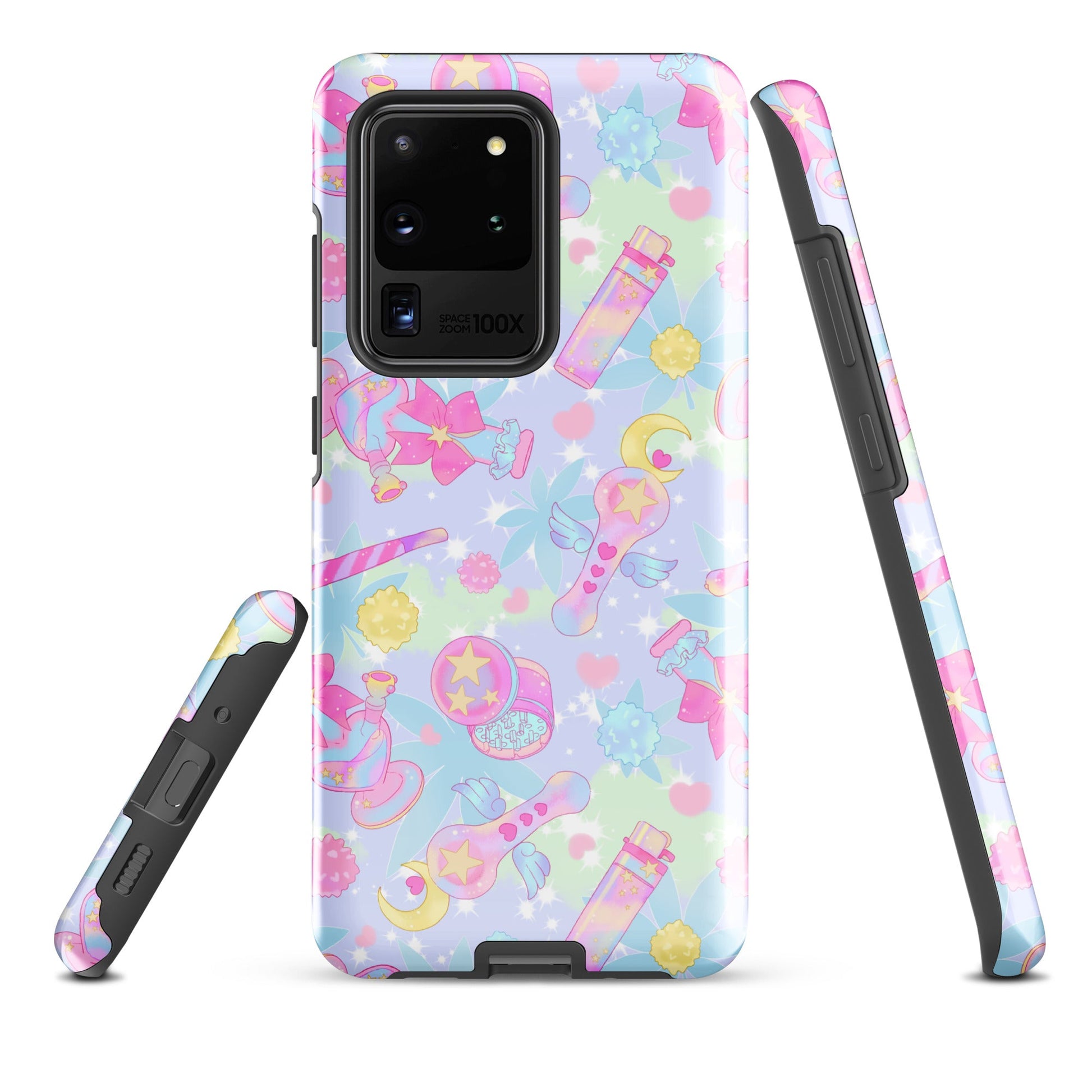 Stylish Indica Magica Samsung® Tough Case featuring vibrant designs, ensuring phone protection and artistic flair.