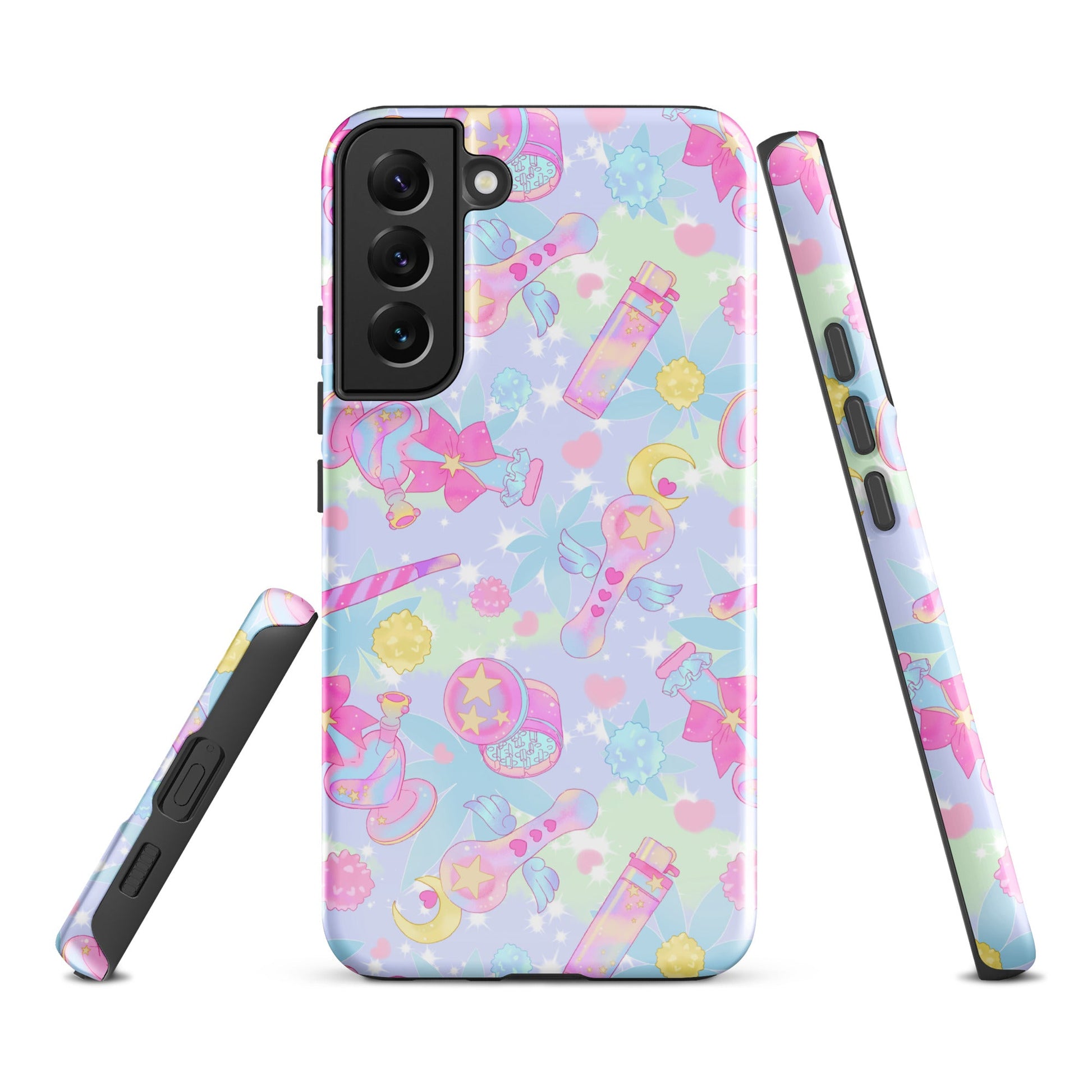 Colorful Indica Magica Samsung® Tough Case featuring a stylish design, offering durability and impact protection for your phone.