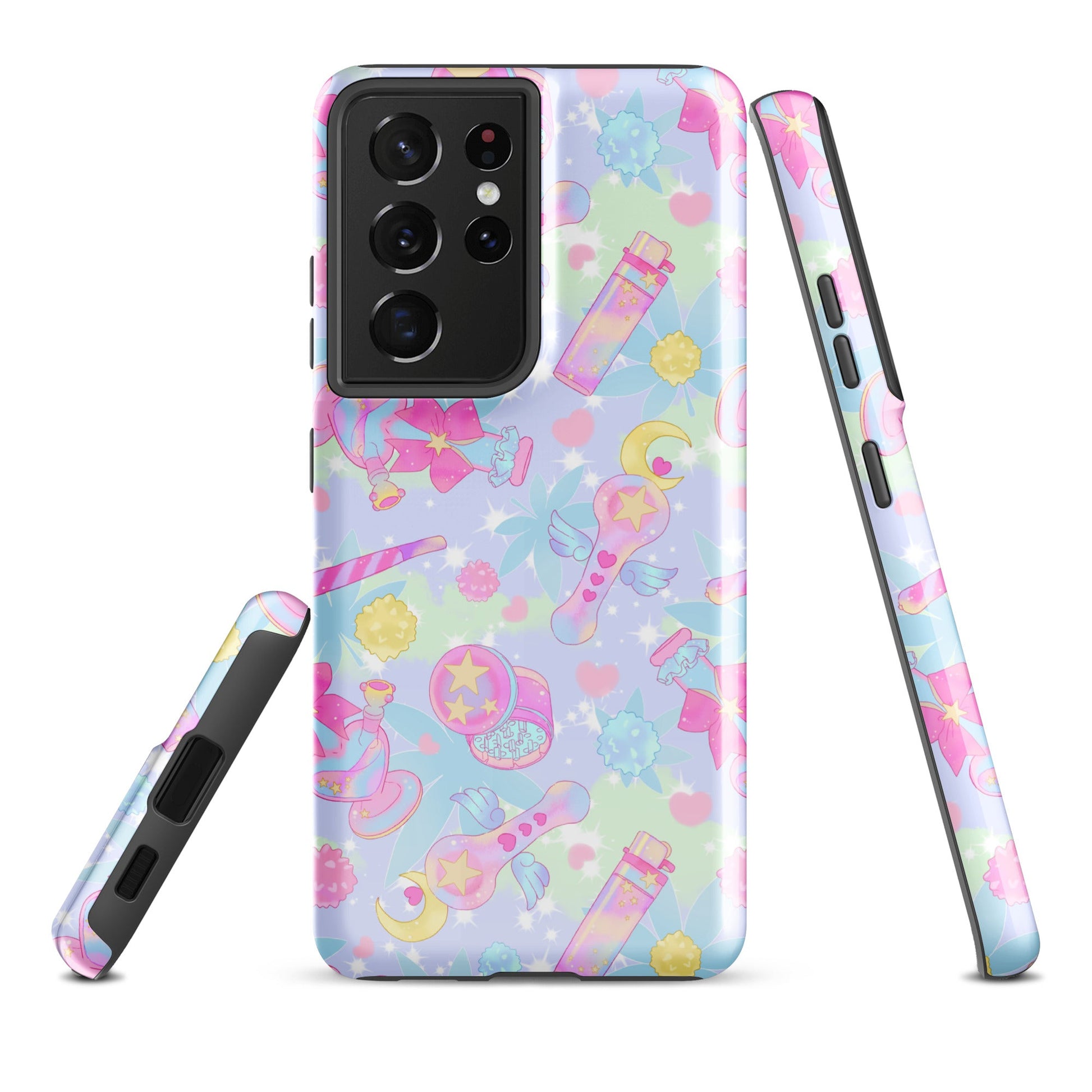 Bright and colorful Indica Magica Samsung® Tough Case, designed for durability and style, perfect for protecting your phone.