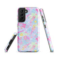 Colorful Indica Magica Samsung® Tough Case showcasing artful design and dual-layer protection for your device.