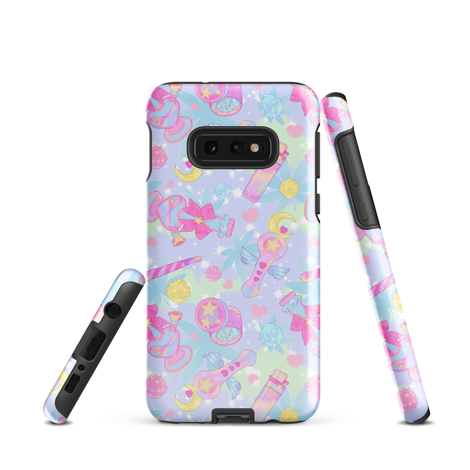 Stylish Indica Magica Samsung® Tough Case features vibrant design and dual-layer protection for ultimate phone safety.