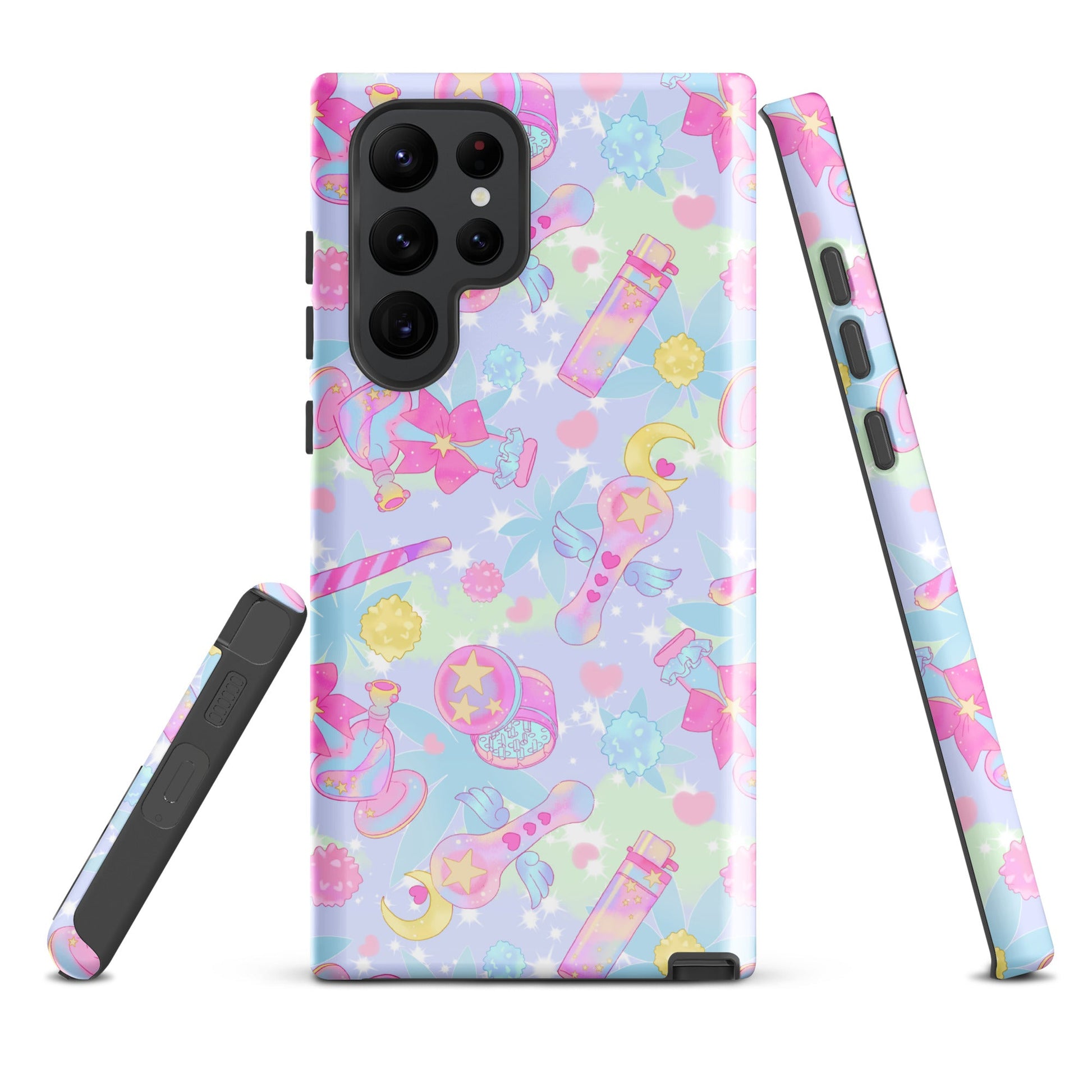 Stylish Indica Magica Samsung® Tough Case offers impact resistance and dual-layer protection for your phone.