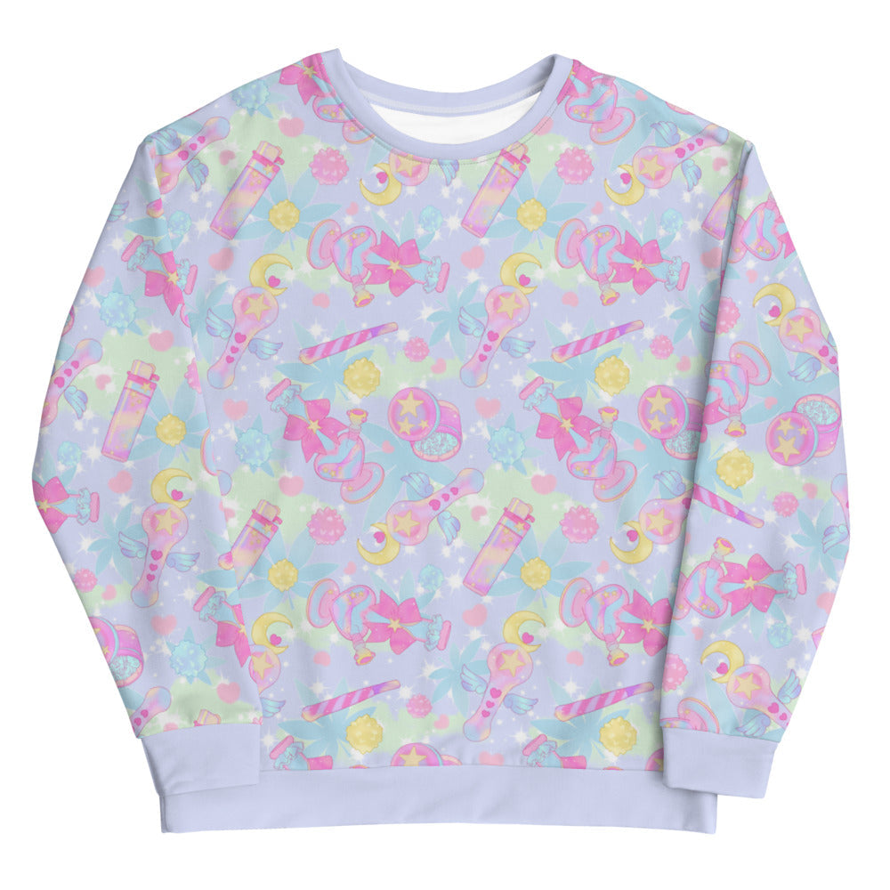 Shop the Indica Magica Sweatshirt, featuring kawaii designs that showcase your chill vibe and spark conversations.