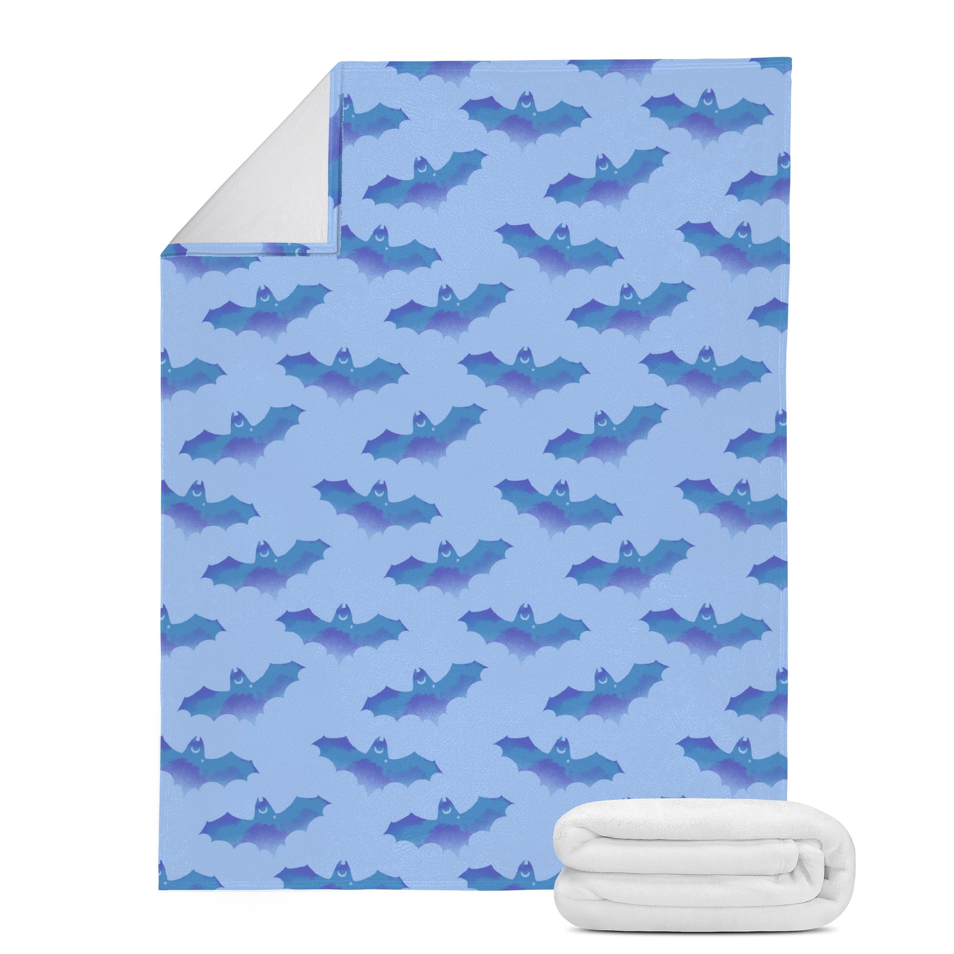 Cozy up with the Lilith Blanket (Blue/Blue), featuring soft suede and ultra-soft fleece for warmth and style.