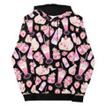 Pastel pink Strawberry Hoodie featuring a vibrant kawaii print, perfect for a cozy and stylish look.