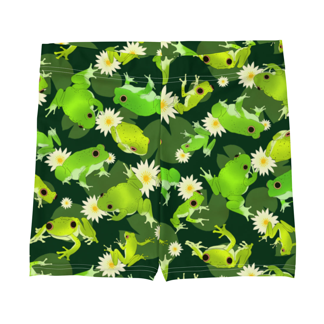 Show off your style with Kero-kero Shorts featuring a vibrant frog design, perfect for comfort and cuteness.
