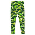 Kero-kero Leggings feature a vibrant frog print, offering comfort and style for everyday wear. Perfect for hopping around!