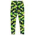 Vibrant Kero-kero Leggings featuring playful frogs and flowers, perfect for comfort and style all day long.