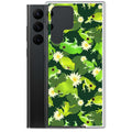 Kero-kero Samsung® Clear Case showcases vibrant frog designs, offering stylish protection for your phone.
