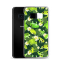 Kero-kero Samsung® Clear Case showcasing vibrant frogs, perfect for frog lovers and protecting your phone stylishly.