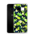 Kero-kero Samsung® Clear Case showcases vibrant frog designs, protecting your phone with style and flair.