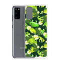 Kero-kero Samsung® Clear Case featuring vibrant frog design, perfect for showcasing your love for amphibians.