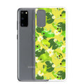 Colorful Kero-kero Samsung® Clear Case featuring frogs, perfect for frog enthusiasts seeking protection and style.