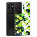 Protect your phone in style with the Kero-kero Samsung® Clear Case, showcasing vibrant frog designs.