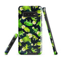 Stylish Kero-kero Samsung® Tough Case features frogs and flowers, providing durability and impact protection for your phone.
