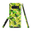 Colorful Kero-kero Samsung® Tough Case featuring vibrant frogs, providing ultimate protection and style for your phone.
